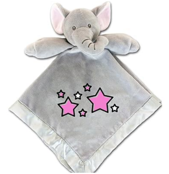 Perfectly-Plush Grey Elephant Lovely Winter Blanket